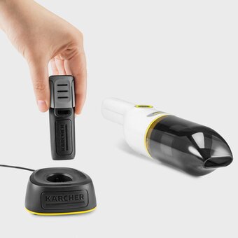  Пылесос ручной Karcher CVH 2-4 белый (1.198-450.0) 