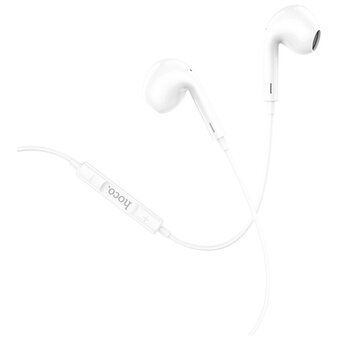  Наушники HOCO M1 Max crystal earphones with mic for Lightning (белый) 