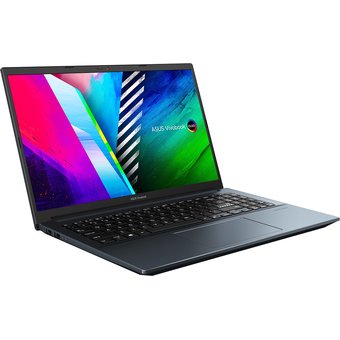  Ноутбук Asus M3500QC-L1064 90NB0UT2-M01930 Ryzen 7 5800H/16Gb/1Tb SSD/15.6" OLED FHD/3050 4Gb/DOS/blue 