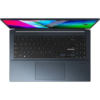  Ноутбук Asus M3500QC-L1064 90NB0UT2-M01930 Ryzen 7 5800H/16Gb/1Tb SSD/15.6" OLED FHD/3050 4Gb/DOS/blue 