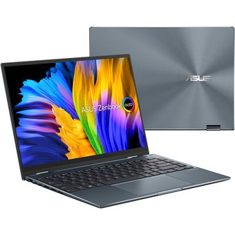  Ноутбук ASUS Zenbook 14 Flip OLED Q4 UP5401EA-KN044T 90NB0V41-M00780 i5-1135G7/8Gb/512GB SSD/14,0 Touch OLED WQXGA+/Intel Iris Xe/Win11 