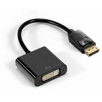  Кабель-переходник ExeGate EX-A-DPM-DVIF-0.15 EX294676RUS DisplayPort-DVI-D 20M/29F 0,15м позолоченные контакты 