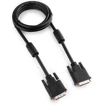  Кабель Gembird/Cablexpert CC-DVI2-BK-6 DVI-D dual link 25M/25M 1.8м черный 