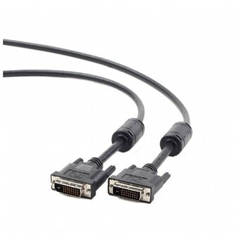  Кабель Gembird/Cablexpert CC-DVI2-BK-6 DVI-D dual link 25M/25M 1.8м черный 
