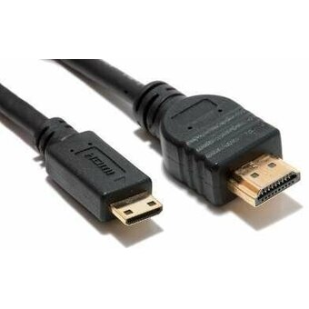  Кабель ExeGate EX257910RUS HDMI to miniHDMI (19M -19M) 1м, ver1.4, позолоченные контакты 