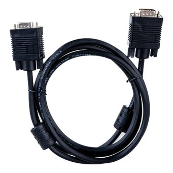  Кабель 5bites APC-133-018 VGA сигнальный HD15m/HD15m, ферр.кольца, 1.8м 