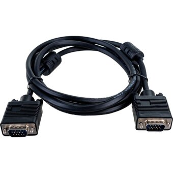  Кабель 5bites APC-133-018 VGA сигнальный HD15m/HD15m, ферр.кольца, 1.8м 