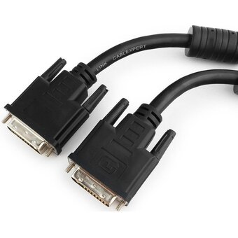  Кабель Gembird/Cablexpert CC-DVI2-BK-6 DVI-D dual link 25M/25M 1.8м черный 