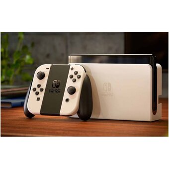  Игровая консоль Nintendo Switch Oled Joy-Con, неоновая красно-синяя (HEG-S-KABAA-TH3) 