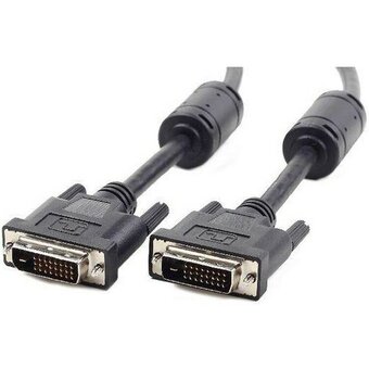  Кабель Gembird/Cablexpert CC-DVI2-BK-6 DVI-D dual link 25M/25M 1.8м черный 
