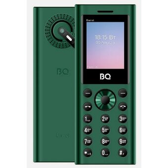  Мобильный телефон BQ 1858 Barrel Green+Black 