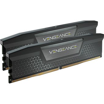  ОЗУ CORSAIR Vengeance Black (CMK32GX5M2B6000C38) 32GB U-DIMM DDR5, 6000МГц, CL30 (Kit of 2) XMP 3.0 