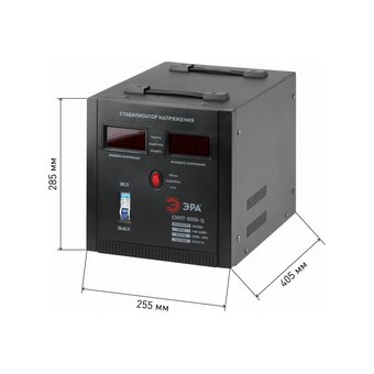  Стабилизатор напряжения ЭРА СНПТ-5000-Ц черный Б0020162 