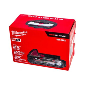  Аккумулятор Milwaukee M18 B2 (4932430062) Li-Ion 2 А*ч 