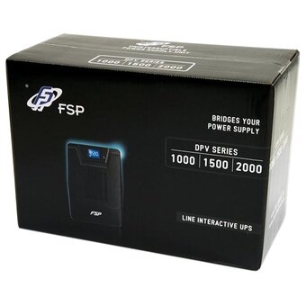  ИБП FSP DPV1500 PPF9001900 Line interactive, 1500VA/900W,USB, 6*IEC 