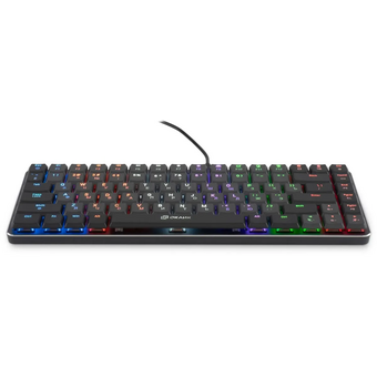  Клавиатура OKLICK K615X (1934413) механическая черный/серебристый USB Multimedia for gamer LED 