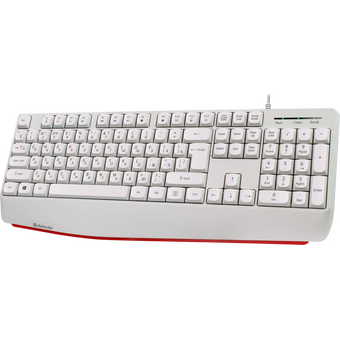  Клавиатура Defender Atom HB-546 RU (45547) проводная, белый 