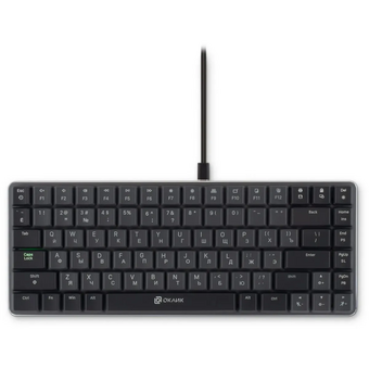  Клавиатура OKLICK K615X (1934413) механическая черный/серебристый USB Multimedia for gamer LED 