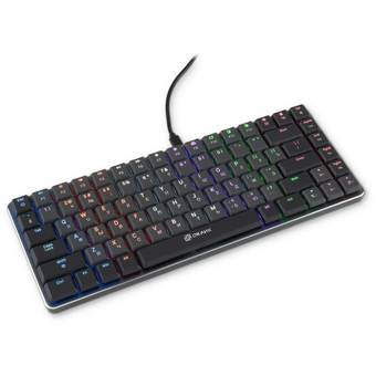  Клавиатура OKLICK K615X (1934413) механическая черный/серебристый USB Multimedia for gamer LED 