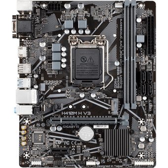  Материнская плата Gigabyte H410M H V3 rev 1.1 