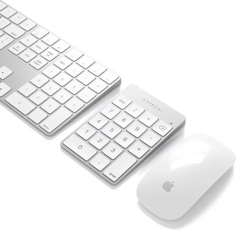  Клавиатура Satechi Aluminum Slim Rechargeable Bluetooth Keypad ST-SALKPS Silver 