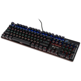  Клавиатура OKLICK 990 G2 (1875240) механическая черный USB Multimedia for gamer LED 