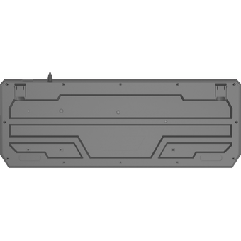  Клавиатура Acer OKW300 черный USB for gamer LED (ZL.KBDCC.019) 