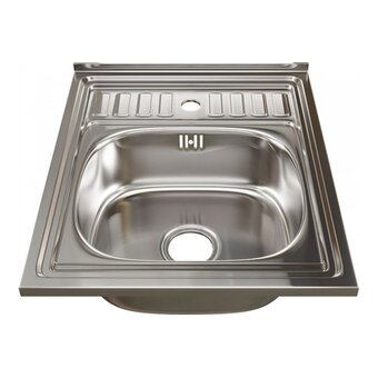  Мойка Mixline 527974 60х50 0,6 вып 3 1/2 16см с сифоном 