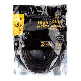  Кабель Cablexpert CCF2-HDMI4-7.5M (19446) HDMI v2.0 19M/19M 75м черный 