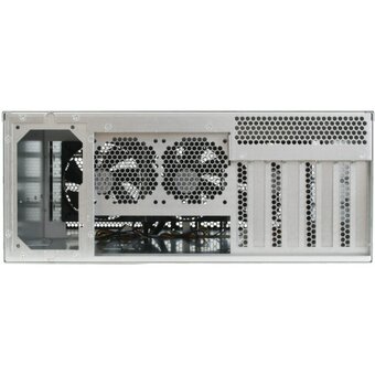  Корпус Procase RE411-D11H0-FC-55 4U server case,11x5.25+0HDD,черный,без блока питания,глубина 550мм 