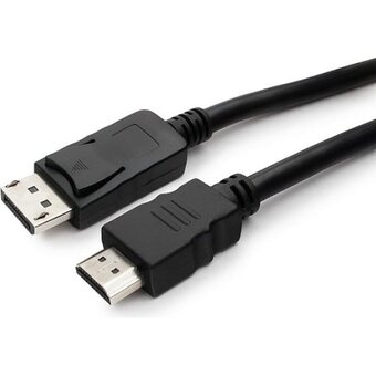  Кабель Gembird/Cablexpert CC-DP-HDMI-3M DisplayPort-HDMI 20M/19M 3м черный 