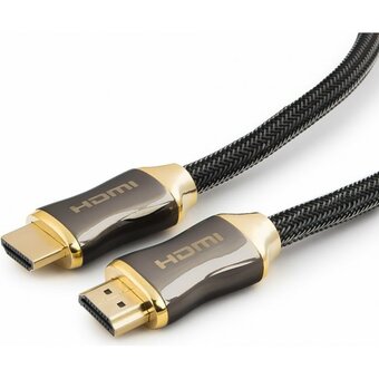  Кабель Cablexpert Platinum CC-P-HDMI03-4.5M HDMI v2.0 M/M 45м нейлоновая оплетка 