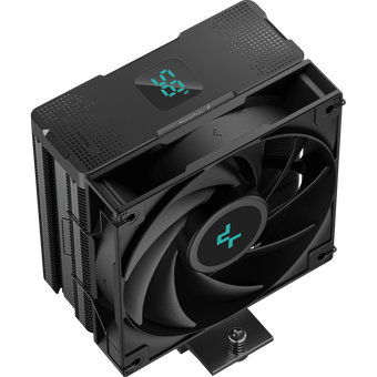  Кулер DEEPCOOL AG400 Digital BK LGA1700/1200/115X/AM5/AM4 (9шт/кор, TDP 220W, PWM, Fan 120mm, 4 тепл. трубки, черный) RET 