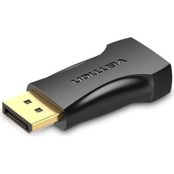  Адаптер-переходник Vention HBMB0 DisplayPort 20M - HDMI F 4K 