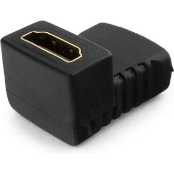 Переходник Gembird A-HDMI-FFL HDMI-HDMI 19F/19F угловой 