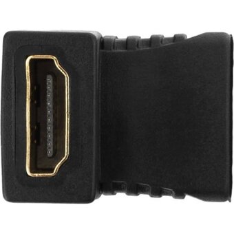  Переходник Gembird A-HDMI-FFL HDMI-HDMI 19F/19F угловой 