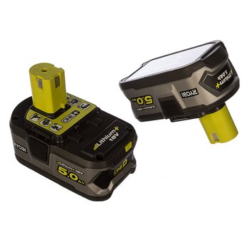  2 аккумулятора+зарядное устройство Ryobi One+ RC18120, RC18120-250 (5133003364) Li-Ion 5.0Aч 
