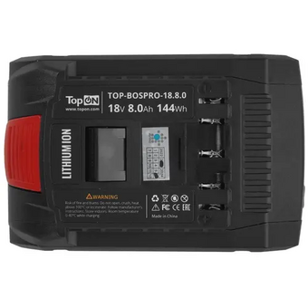  Аккумулятор TopOn TOP-BOSPRO-18.8.0 для Bosch Procore. 18v 8.0ah (li-ion) 