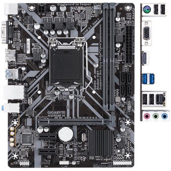 Материнская плата Gigabyte H310M H REV1.0 