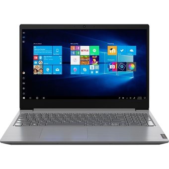  Ноутбук Lenovo V15-IIL 82C500JDRU i3 1005G1/4Gb/256Gb SSD/15.6" FHD/noDVD/VGA int/DOS/grey 