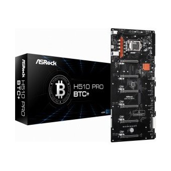  Материнская плата ASRock H510 PRO BTC+ 