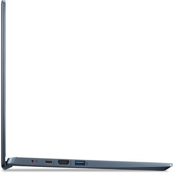  Ноутбук Acer Swift 3 SF314-511-38YS NX.ACWER.003 14" FHD, Intel Core Сi3-1115G4, 8Gb, 256GB SSD, No ODD, int., wo OS, синий 