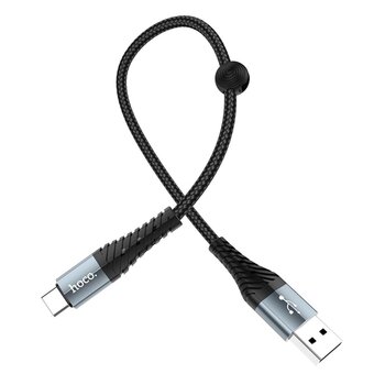  Дата-кабель HOCO X38 Cool Charging Type-C 0,25 м (чёрный) 