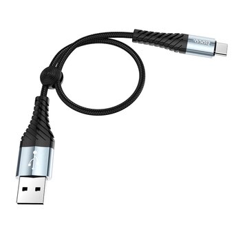  Дата-кабель HOCO X38 Cool Charging Type-C 0,25 м (чёрный) 