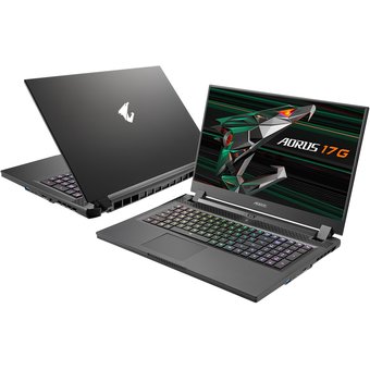  Ноутбук Gigabyte AORUS 17G KD-72RU325SD i7 11800H/16Gb/SSD512Gb/ RTX 3060 105W 6Gb/17.3"/300hz/IPS/FHD/Dos/black 