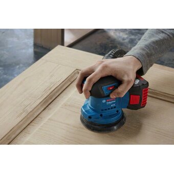  Эксцентриковая шлифмашина Bosch GEX 185-Li без АКБ и ЗУ D125мм аккум. (06013A5020) 