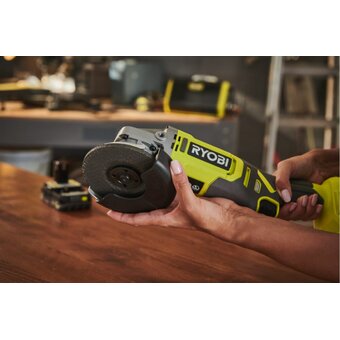  УШМ Ryobi One+ RAG18125-0 (5133005403) без АКБ и ЗУ 