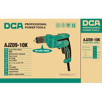  Дрель DCA AJZ09-10K 