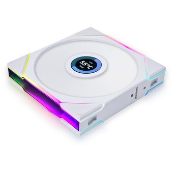  Вентилятор Lian-Li Uni Fan TL 140 LCD White (G99.14TLLCD1W.00) LED Ret 