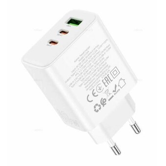  СЗУ HOCO C126A Pure power PD40W (2C1A) charger (EU) (белый) 